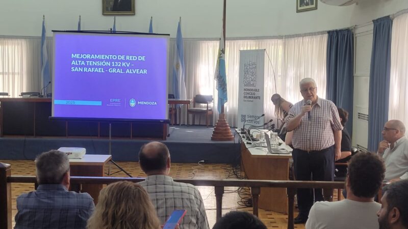 Avanza importante obra eléctrica para San Rafael y General Alvear