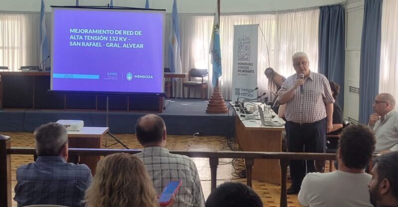 Avanza importante obra eléctrica para San Rafael y General Alvear