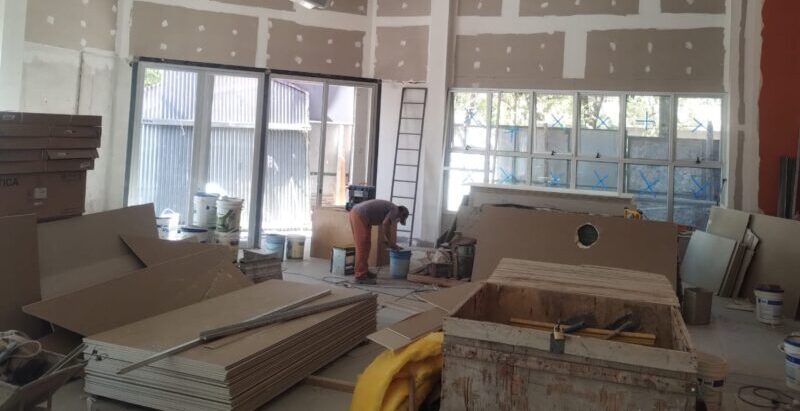 El Ministerio de Educación continúa con la remodelación integral del edificio del ex casino de San Rafael