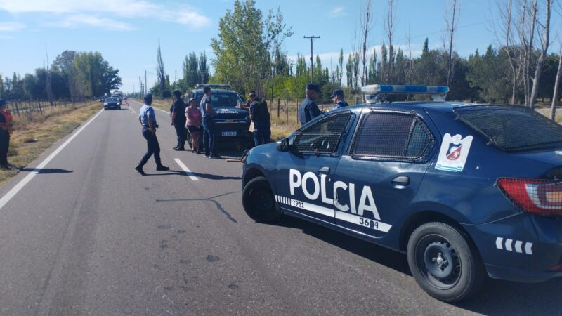 Apareció un hombre muerto en la ruta 143