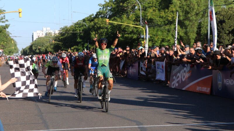 Leonardo Cobarrubia del SEP San Juan se quedó con la 2° etapa en San Rafael