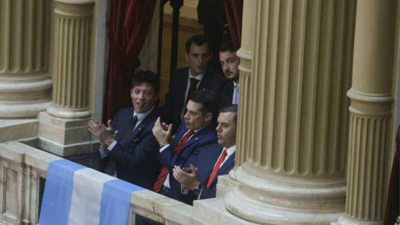 Milei inauguró las sesiones con los palcos llenos de militantes y el recinto vacío