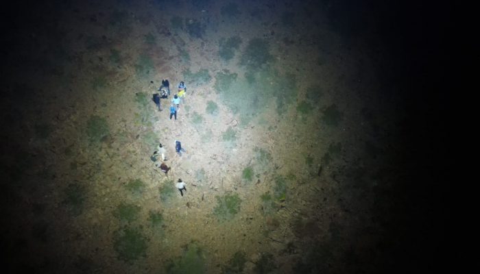 El uso de los drones de la VANT permitió el rescate de seis personas varadas en Los Reyunos
