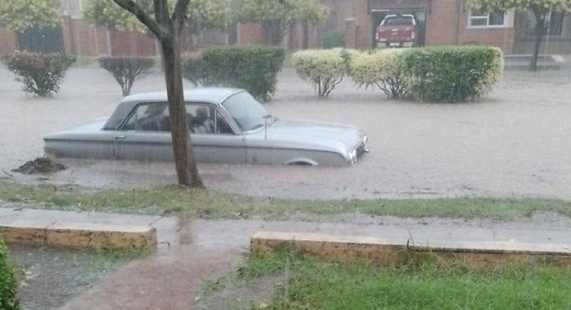 Un temporal dejó grandes destrozos en Santa Fe y Córdoba