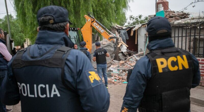 La Policía derribó un histórico búnker narco en el oeste de Godoy Cruz