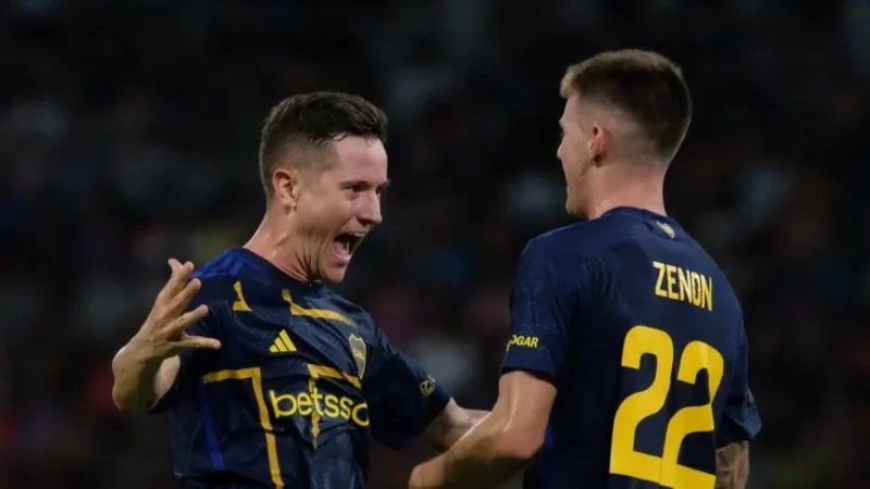 Boca goleó a Central Córdoba y prolongó su buen momento en el Torneo Apertura