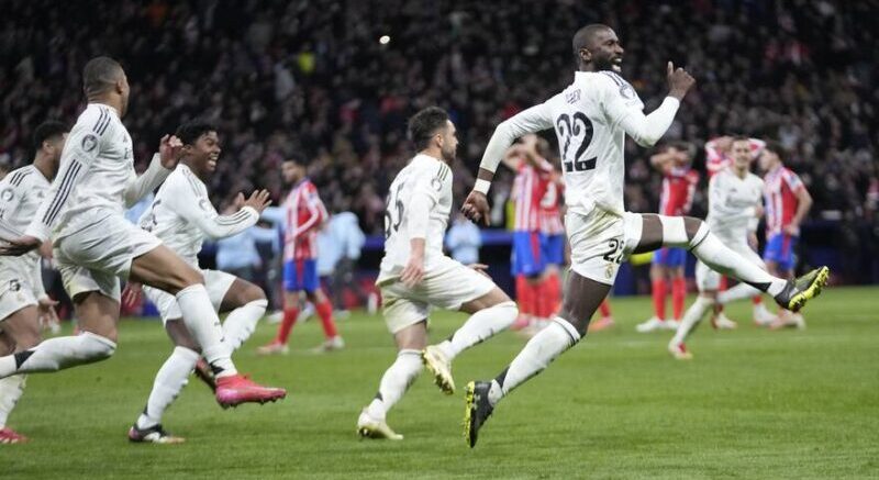 Real Madrid eliminó al Atlético de Madrid