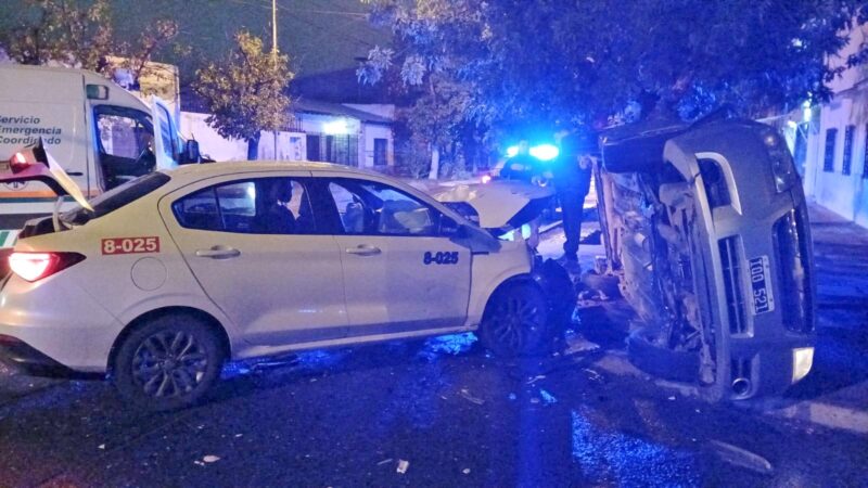 Lesionados luego de un choque pasada la media noche