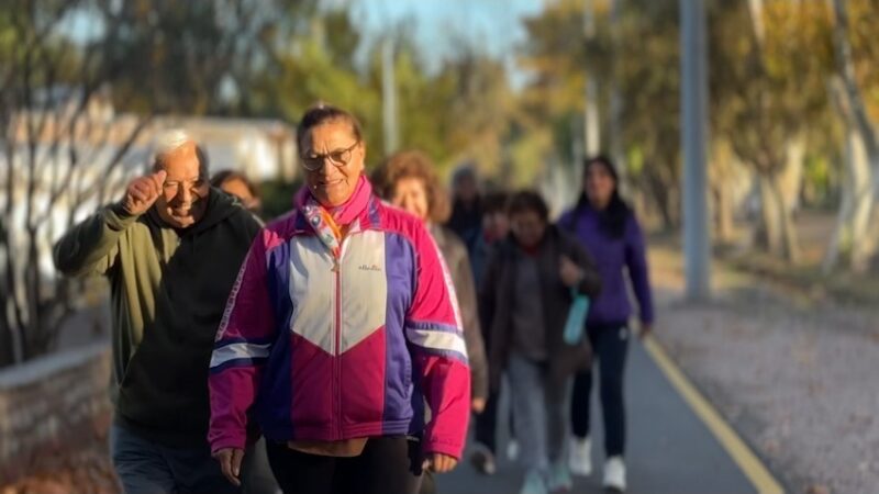 Salud 360 promueve la actividad física en la bicicenda de Diagonal Carlos Pellegrini