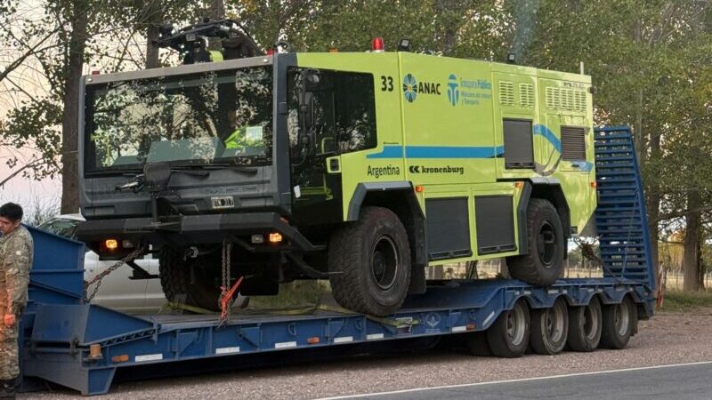 El Aeropuerto Santiago Germanó ya cuenta con autobomba