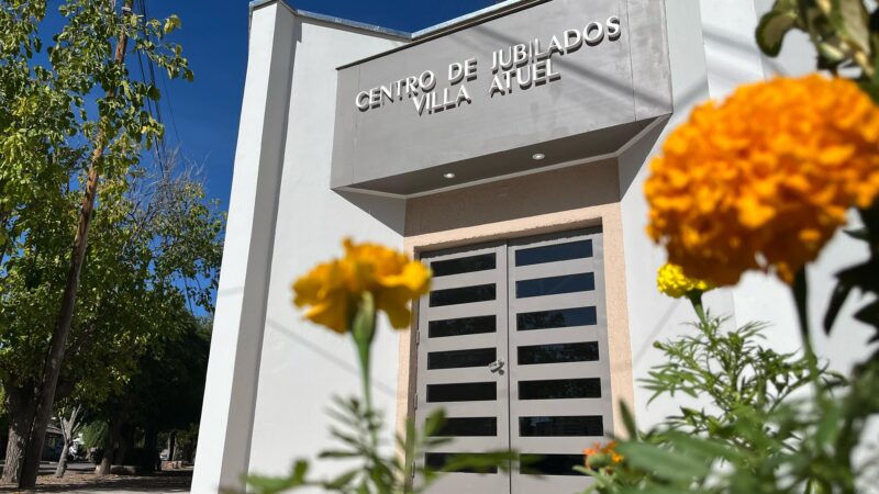 Este domingo se inaugura el nuevo Centro de Jubilados de Villa Atuel