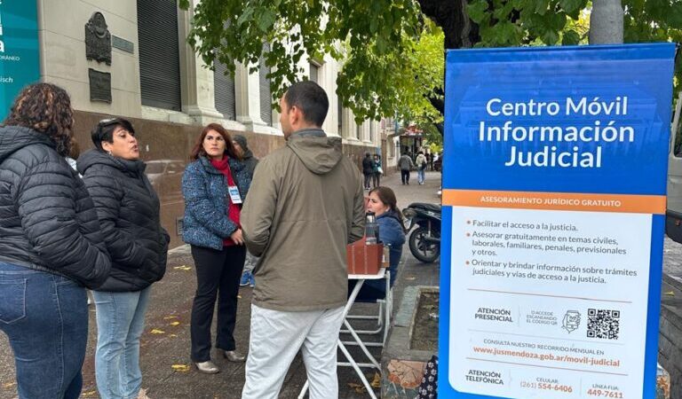 El Centro Móvil Judicial brindó atención a más de 320 personas en el sur provincial