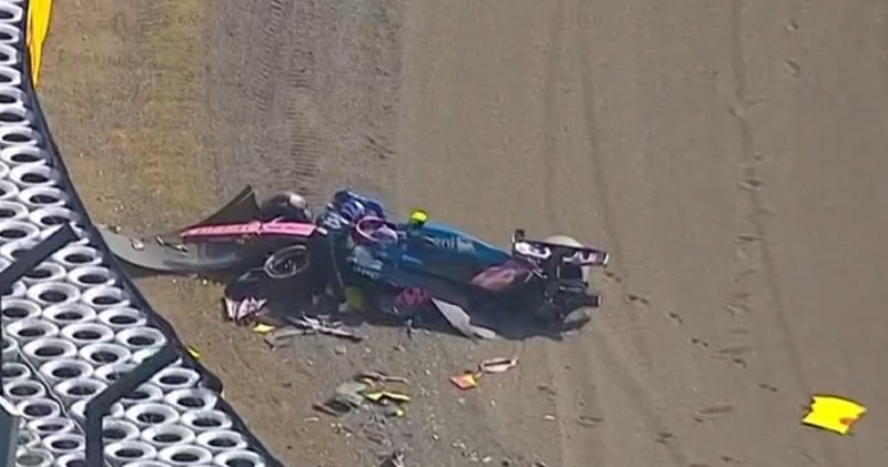 Doohan volvió a chocar y destrozó su auto en Japón