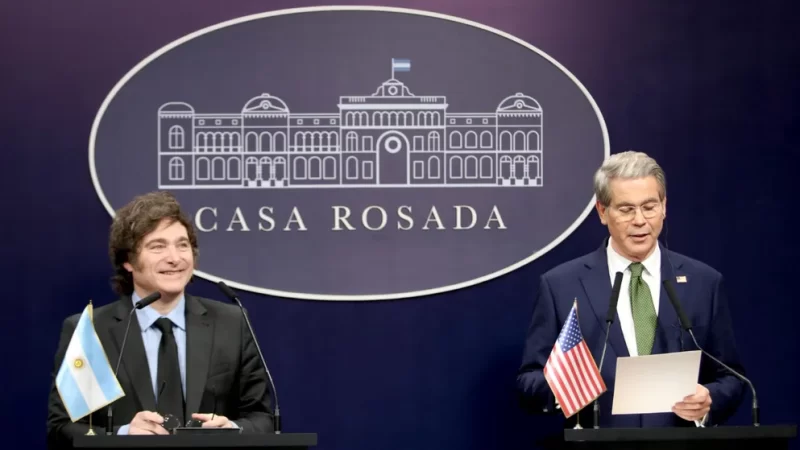 Milei, tras la reunión con el secretario del Tesoro de EEUU: “Estamos listos para firmar un acuerdo comercial”