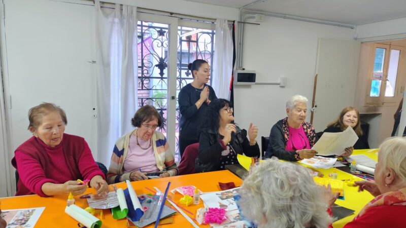 Los Juegos de Estación para Adultos Mayores suman nueva sede en el CIC del B° El Sosneado