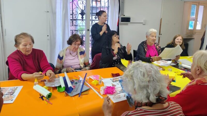 Los Juegos de Estación para Adultos Mayores suman nueva sede en el CIC del B° El Sosneado