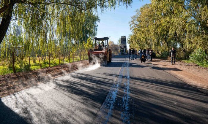 Vialidad Mendoza ya repavimentó el 60% de la ruta de Los Claveles