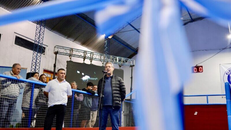 Se inauguraron las canchas de bochas de Real del Padre