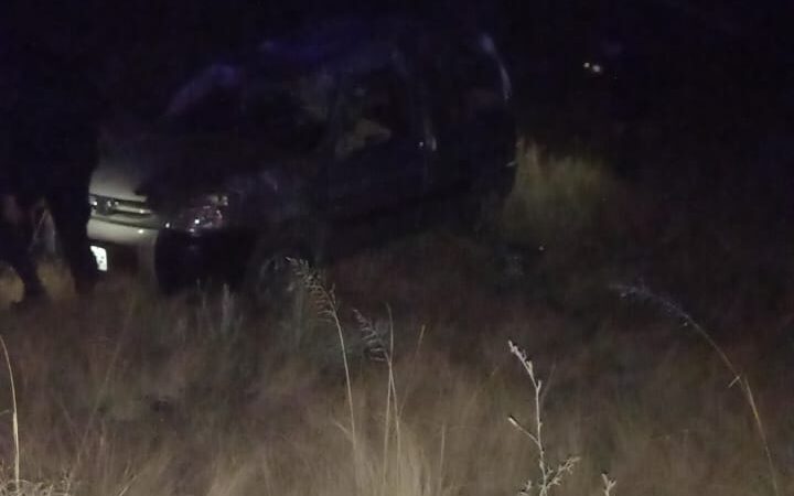 Vuelco en ruta 143