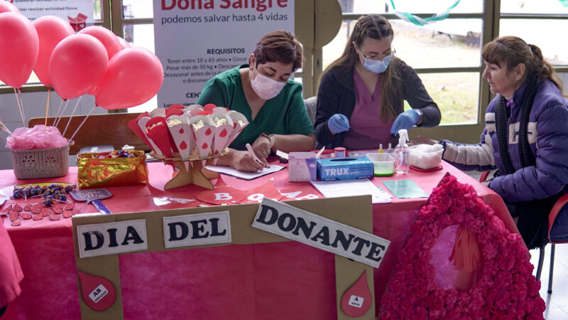 Día Mundial del Donante Voluntario de Sangre en el Hospital Schestakow