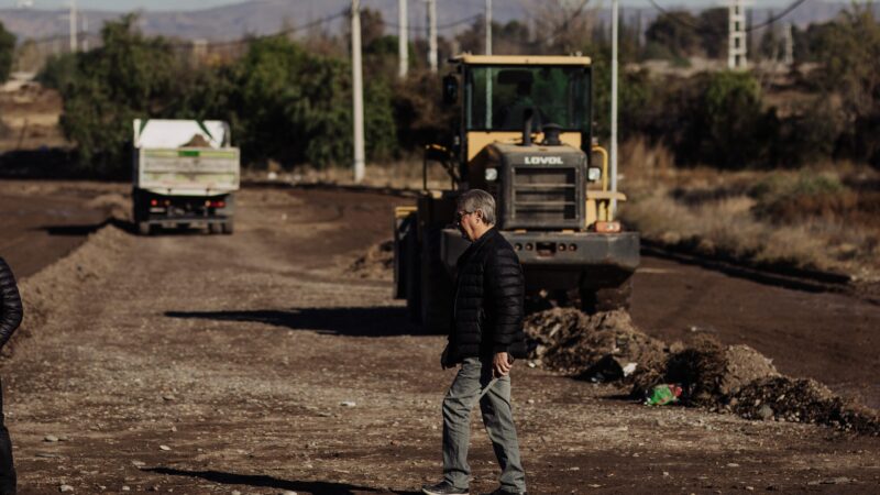 Las obras no paran: Omar Félix visitó la obra de la nueva prolongación de avenida El Libertador