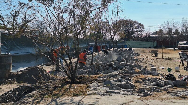 Barrio Virgen del Lago: los vecinos tendrán un renovado espacio de encuentro y esparcimiento