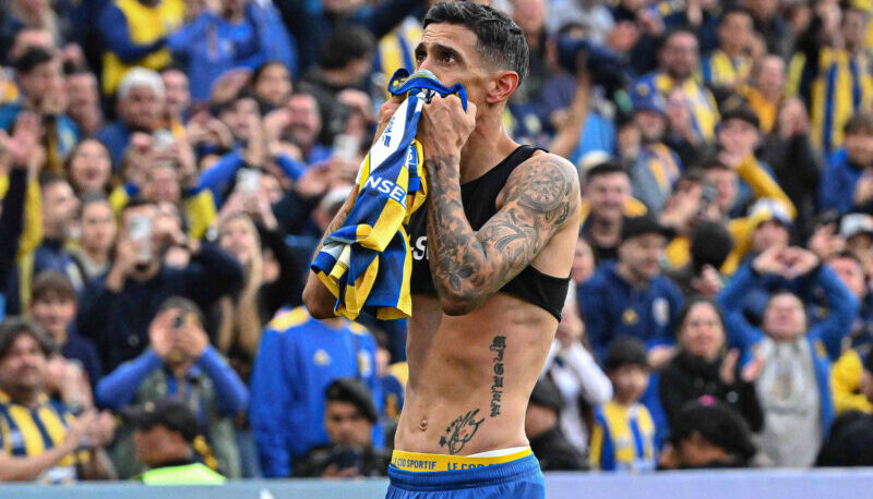 Con gol de Ángel Di María en su regreso, Rosario Central empató 1-1 con Godoy Cruz