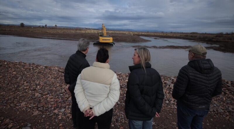 Omar Félix destacó los avances en la nueva costanera de Cañada Seca