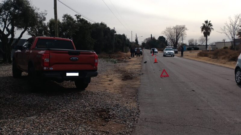 Motociclista fracturado en Las Paredes