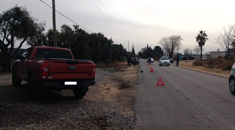 Motociclista fracturado en Las Paredes
