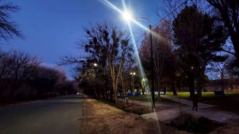 El municipio instala más de un centenar de nuevas luces Led en Punta de Agua