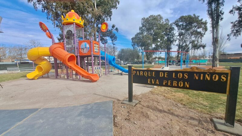 El Intendente inaugura este domingo el nuevo Parque Infantil de Villa Atuel