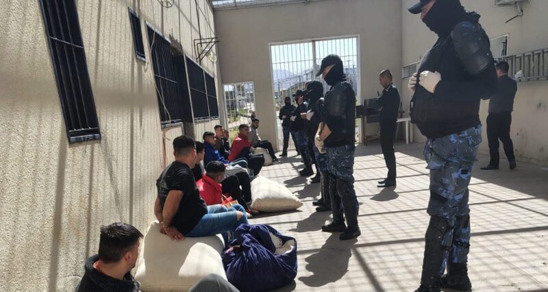 Rápida intervención de los grupos SeRP y GEOP ante la alteración del orden en el Complejo Penitenciario San Felipe