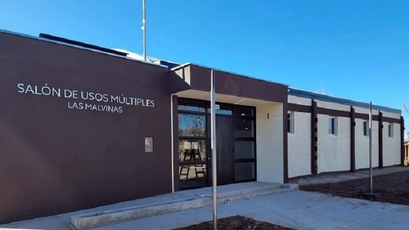 Este domingo se inaugura el nuevo salón de usos múltiples de Las Malvinas