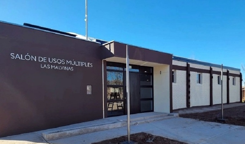 Este domingo se inaugura el nuevo salón de usos múltiples de Las Malvinas