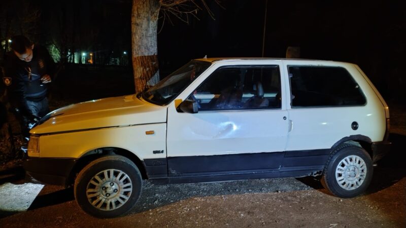 Dos sujetos fueron detenidos con un arma de fuego tipo tumbera