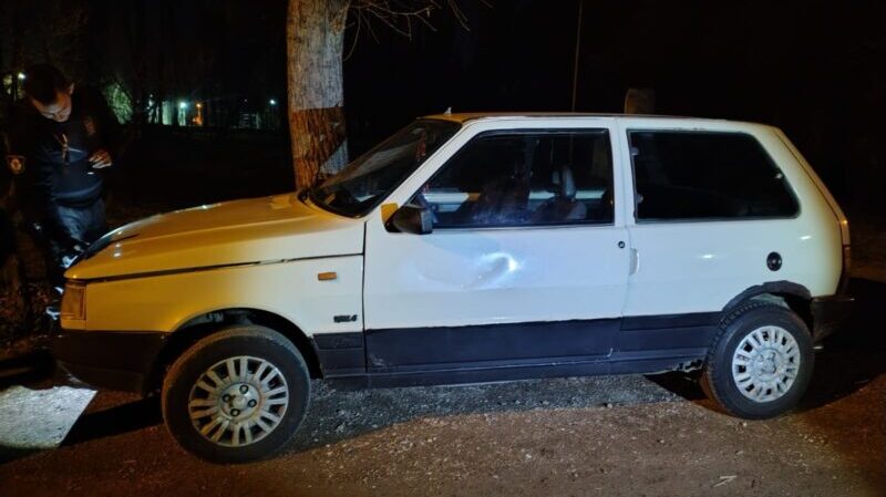 Dos sujetos fueron detenidos con un arma de fuego tipo tumbera