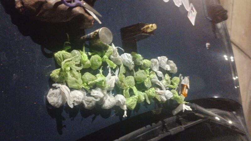 Secuestraron 37 envoltorios de marihuana en un control policial