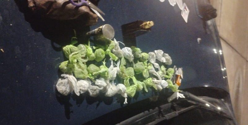 Secuestraron 37 envoltorios de marihuana en un control policial