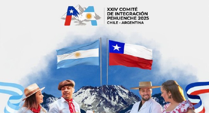 Omar Félix viajó a Chile a participar del encuentro de Paso Pehuenche