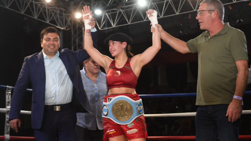 Brisa Alfonzo se coronó campeona argentina en una noche histórica para el boxeo mendocino