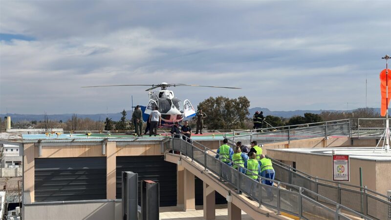 Operativo sanitario para trasladar paciente a Mendoza