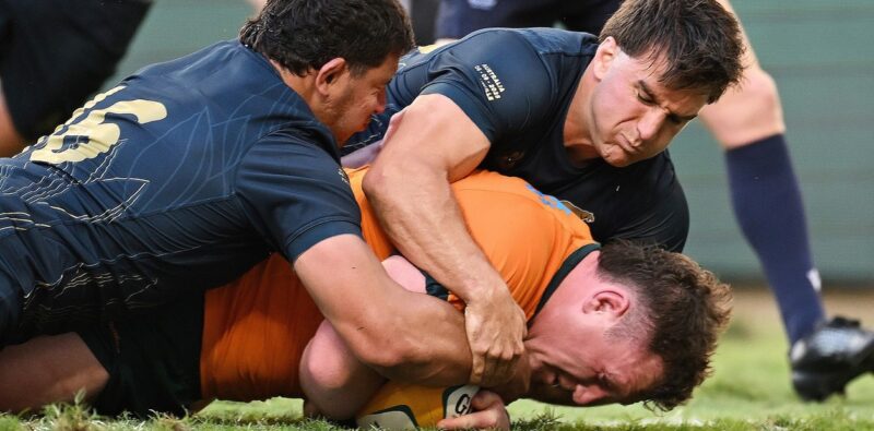 Los Pumas perdieron en la última jugada ante Australia