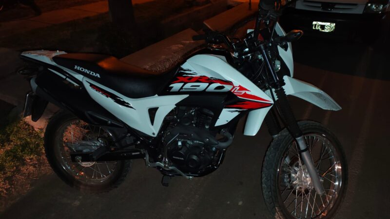 Secuestraron marihuana y una moto
