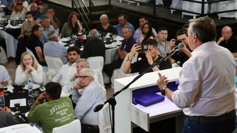Una obra histórica para el riego del Sur: avanza la modernización del canal Perrone gracias a la inversión con Fondos del Resarcimiento