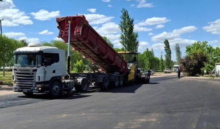 Ya se coloca la carpeta en la Circunvalación de avenida Rawson