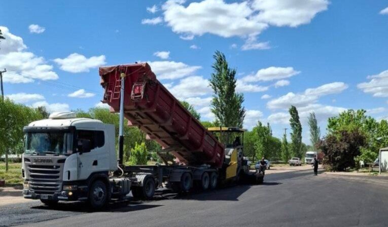 Ya se coloca la carpeta en la Circunvalación de avenida Rawson