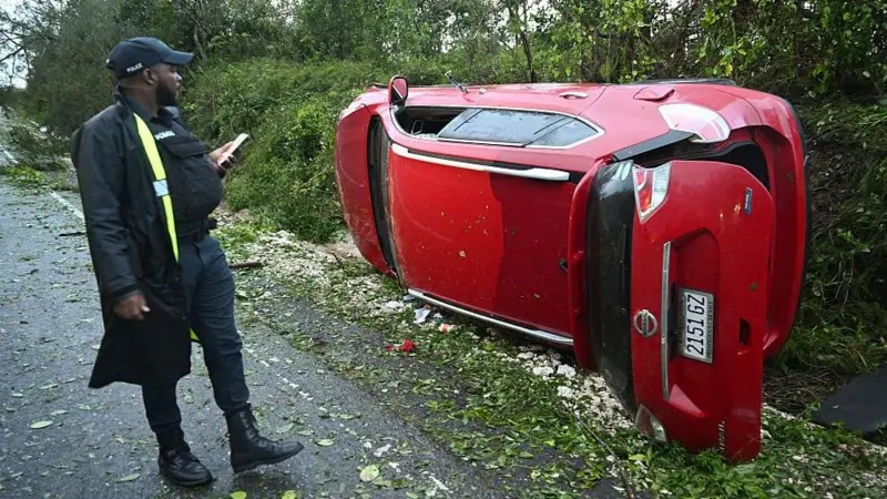 Las imágenes que muestran la destrucción que dejó el huracán Melissa en Jamaica