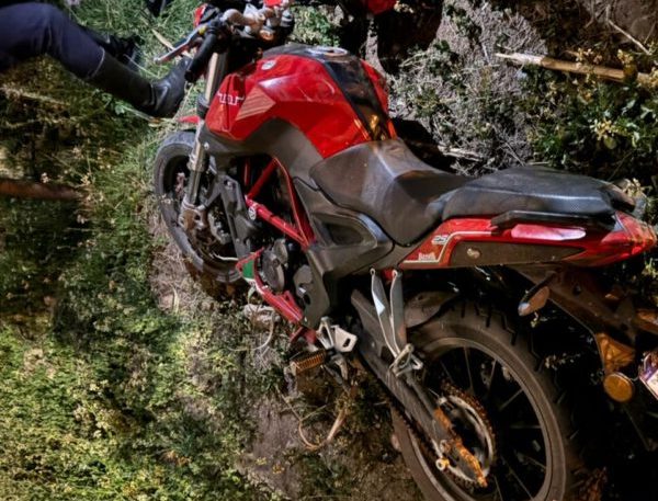 Motociclista lesionado luego de chocar alcoholizado