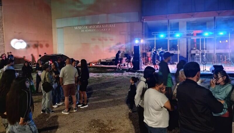 Cientos de sanrafaelinos disfrutaron de «Una noche en el Museo» de historia natural